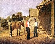 William Sidney Mount horse dealers Sweden oil painting artist